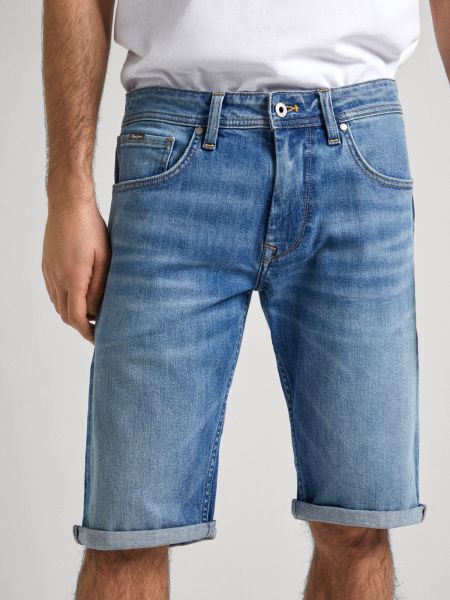 Pantalon droit Pepe Jeans bleu