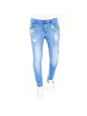 Slim fit skinny jeans Local Fanatic blau