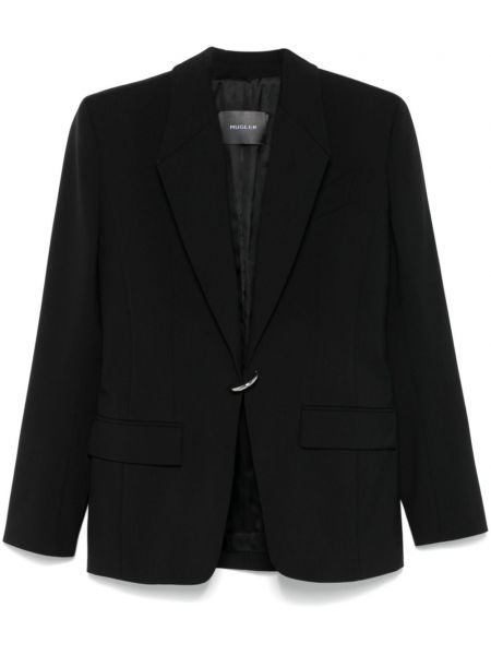 Lang blazer Mugler sort