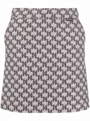 Jacquard mini skjørt Karl Lagerfeld