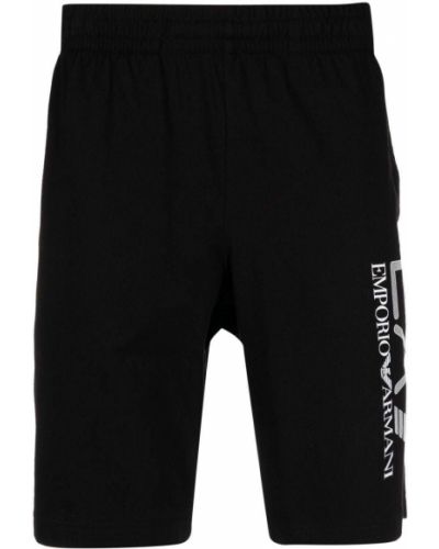 Pantalones cortos deportivos Ea7 Emporio Armani negro