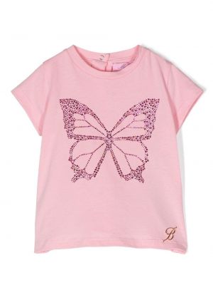 T-shirt för tjejer Miss Blumarine rosa