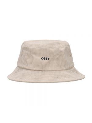 Beżowa czapka Obey
