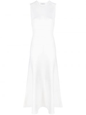 Dlouhé šaty bez rukávů Gabriela Hearst bílé