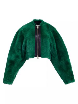 Пальто Khaite зеленое