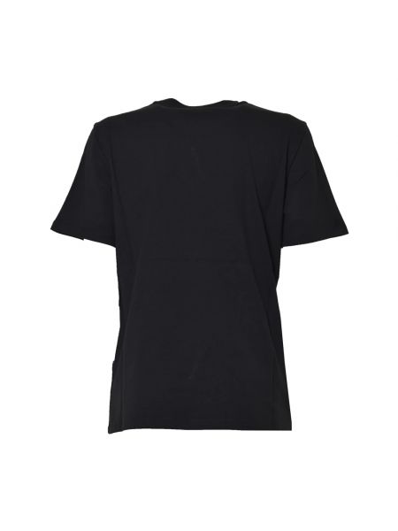 Poloshirt mit print mit rundem ausschnitt Msgm schwarz