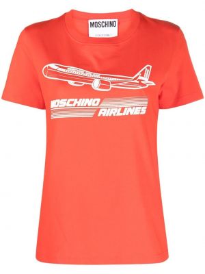 T-shirt Moschino röd