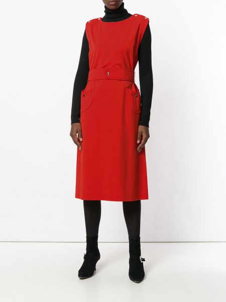 Sukienka midi Courrèges Pre-owned czerwona