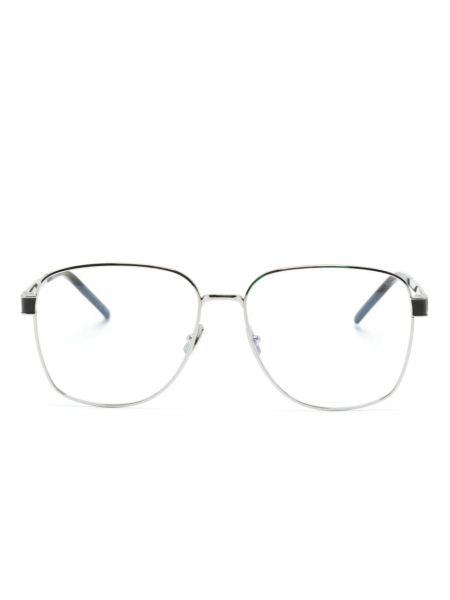 Γυαλιά Saint Laurent Eyewear ασημί