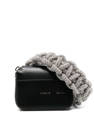 Kara leather mini bag - Noir