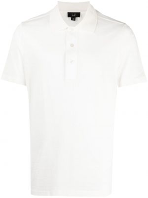 Памучна поло тениска Dunhill бяло