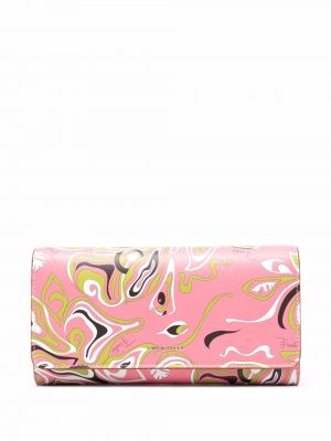 Trykt lommebok Pucci rosa