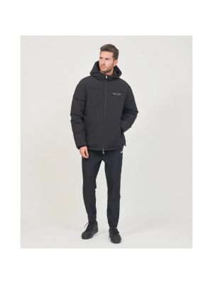 Abrigo de invierno con capucha Armani Exchange negro