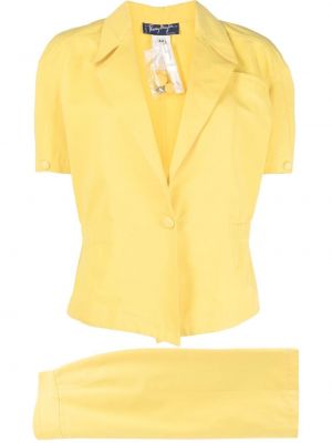 Traper suknja Thierry Mugler Pre-owned žuta