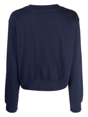 Medvilninis siuvinėtas džemperis Izzue mėlyna