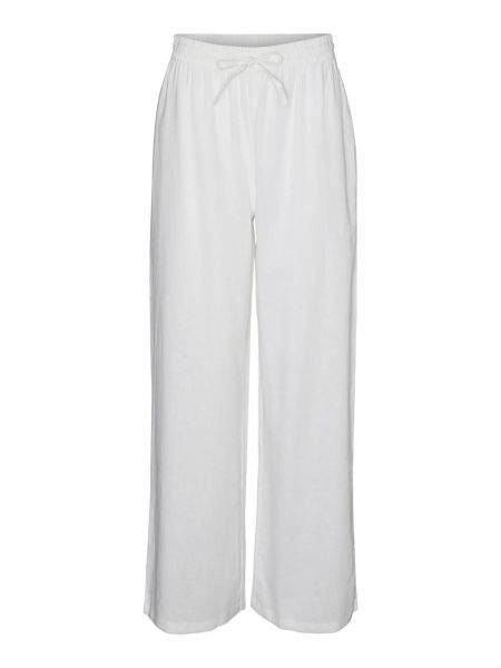 Pantalon large Vero Moda blanc