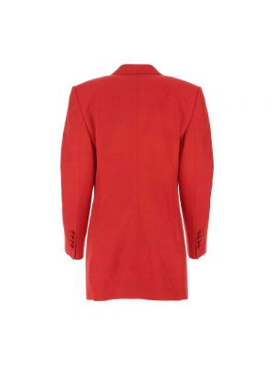 Blazer de seda elegante Dolce & Gabbana rojo