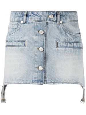 Spódnica jeansowa asymetryczna Courreges
