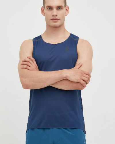 Běžecké tričko On-running Tank-t tmavomodrá barva On Running