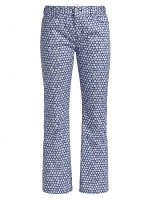 Расклешенные джинсы с принтом Olivia Piazza Sempione синий