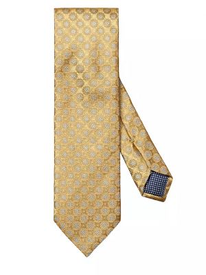 Шелковый галстук Eton желтый