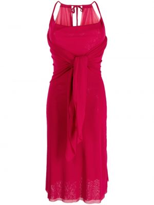 Midi šaty Jean Paul Gaultier Pre-owned - Růžová