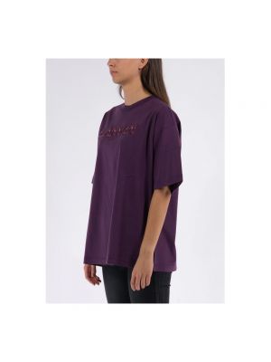 Camiseta oversized Lanvin violeta