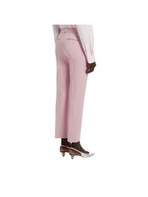 Pantalones rectos Max Mara rosa