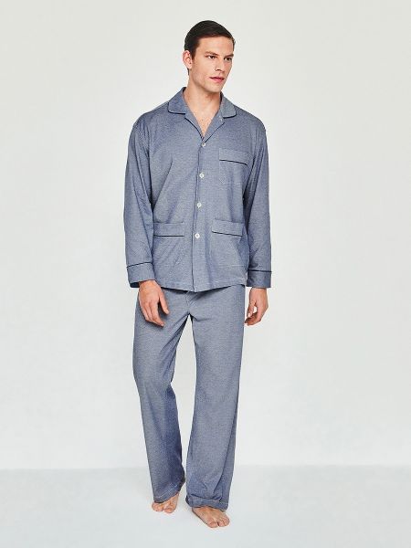 Pijama de punto Mirto azul
