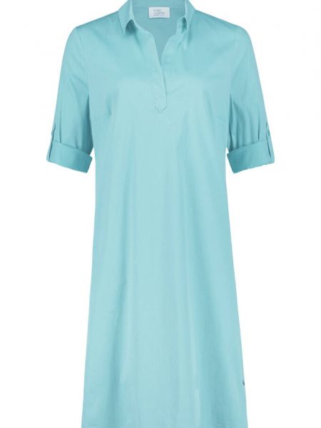 Платье-рубашка с карманами Vera Mont синее