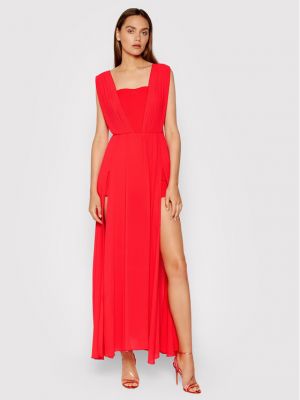 Вечерна рокля Rinascimento червено