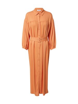 Košeľové šaty Edited oranžová