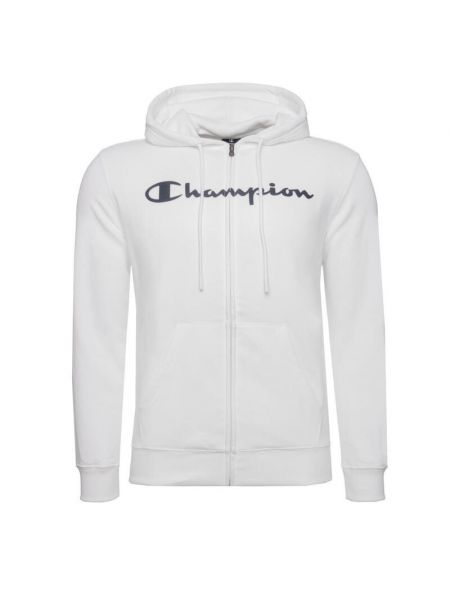 Куртка на молнии с капюшоном Champion белая