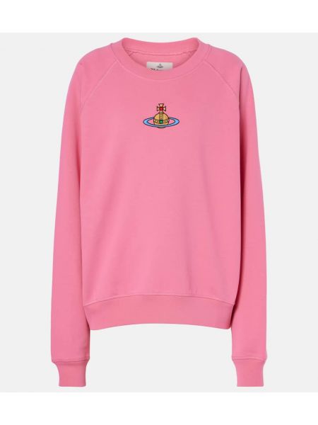 Jersey bomull sweatshirt Vivienne Westwood rosa