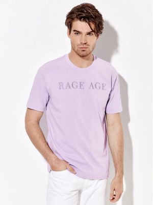 Relaxed fit marškinėliai Rage Age violetinė
