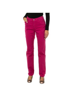 Kalhoty Emporio Armani růžové