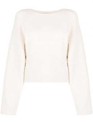 Bombažni pulover Róhe bela