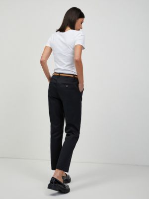 Pantaloni chino Orsay negru