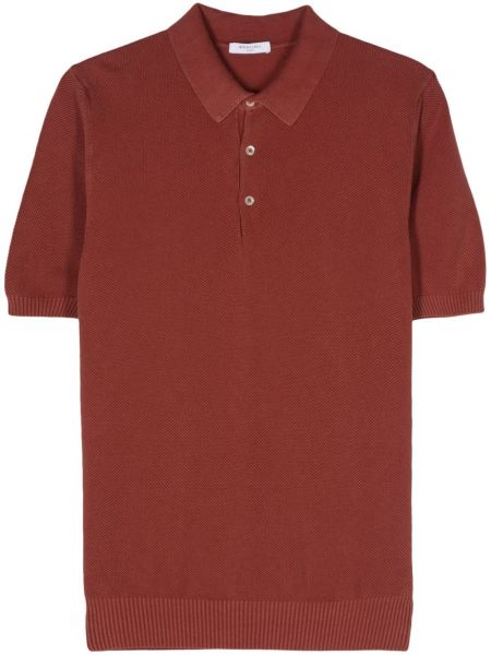 Medvilninis polo marškinėliai Boglioli raudona