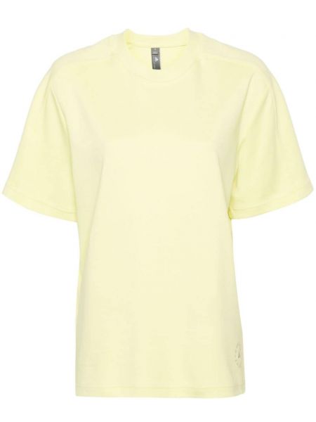 Tričko s potiskem Adidas By Stella Mccartney žluté