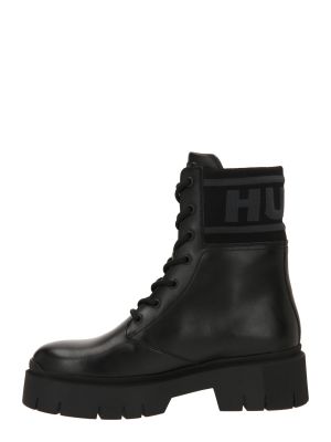 Μπότες με κορδόνια Hugo μαύρο