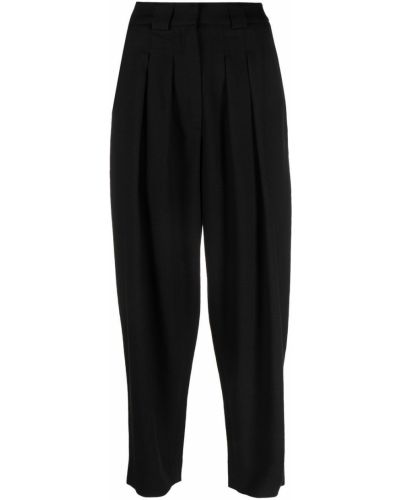 Pantalon taille haute plissé Frame noir