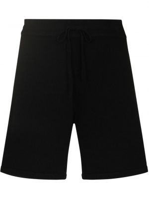 Pletene kratke hlače Arch4 crna