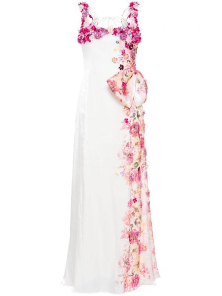 Večernja haljina s cvjetnim printom Badgley Mischka