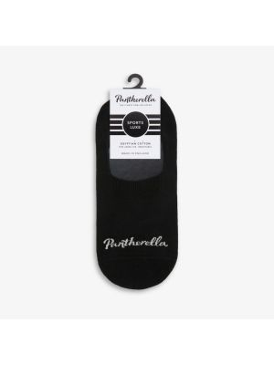 Невидимые носки с логотипом Pantherella черный