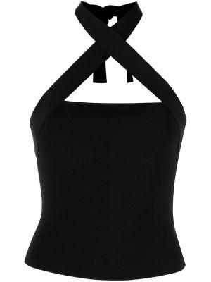 Crop top Alice+olivia svart