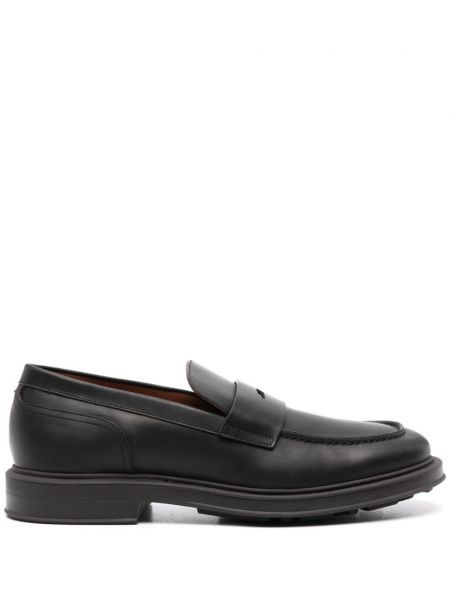 Δερμάτινα loafers Loro Piana μαύρο