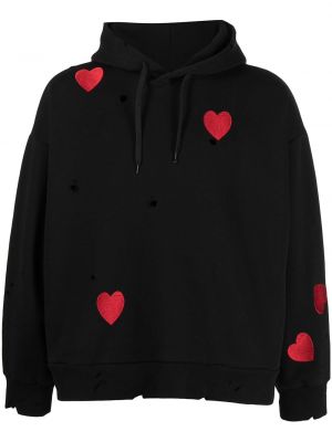 Herzmuster hoodie mit stickerei Natasha Zinko