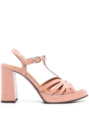Kožené sandály Chie Mihara růžové