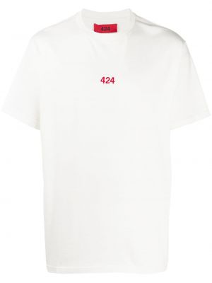 Camiseta con bordado 424 blanco